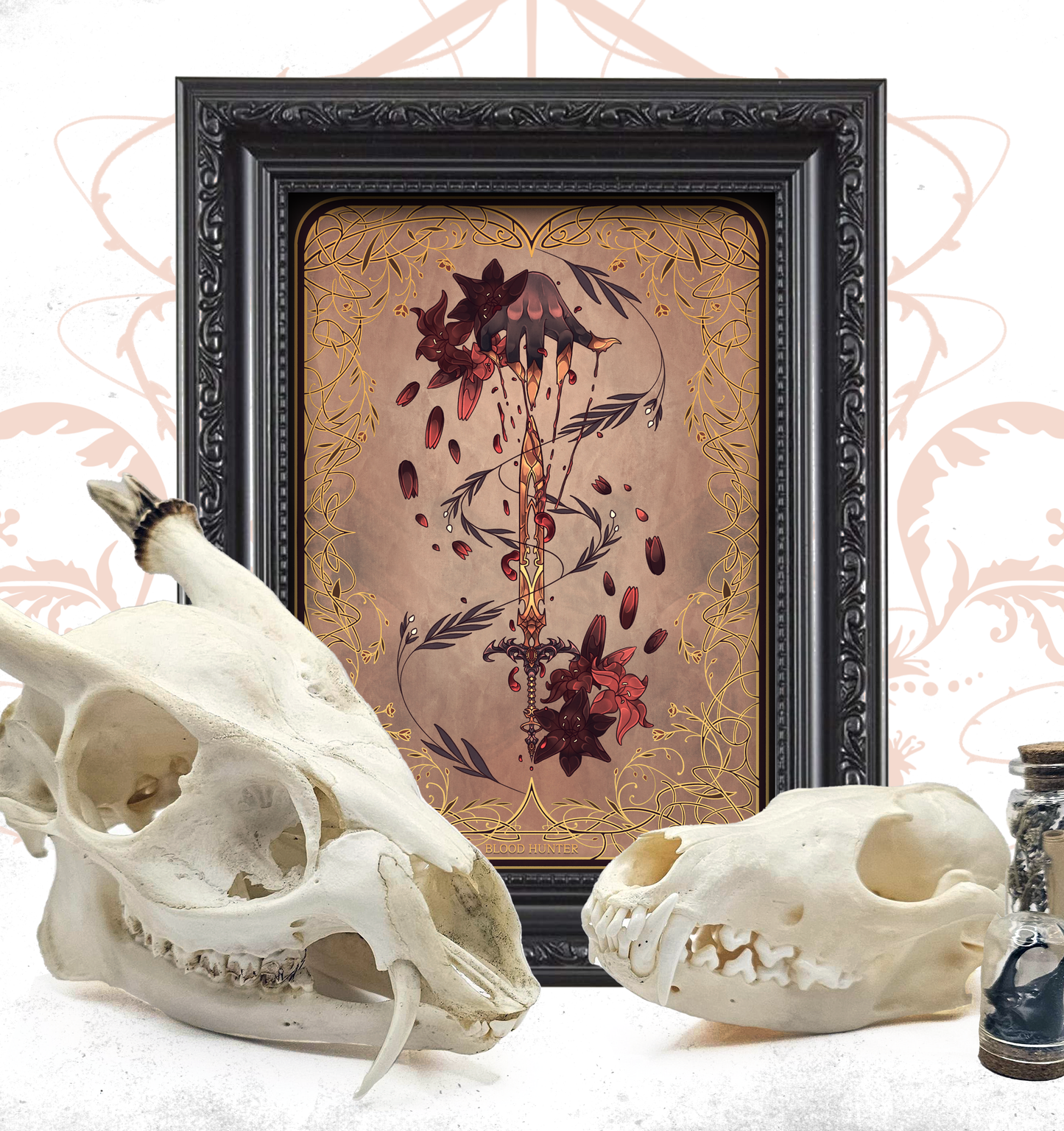 Golden Enchantment: Natural D&D Print - Blood Hunter