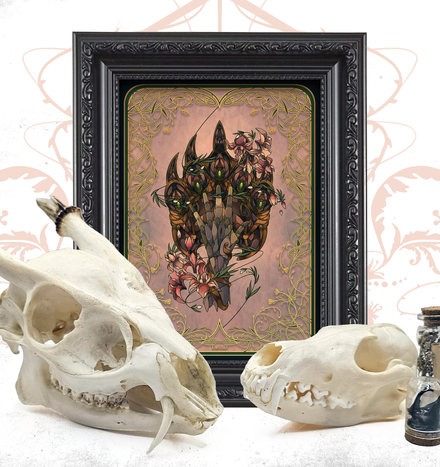 Golden Enchantment: Natural D&D Print -Druid