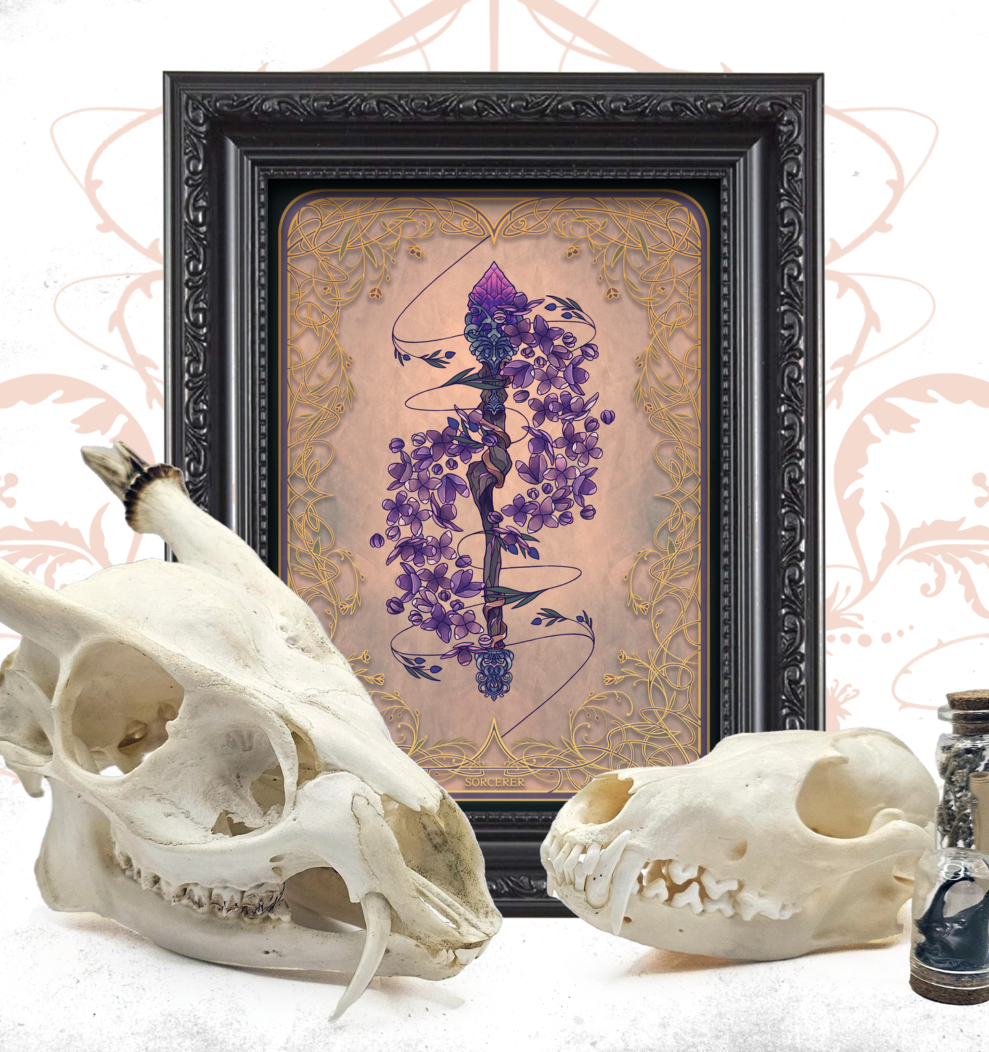 Golden Enchantment: Natural D&D Print - Sorcerer