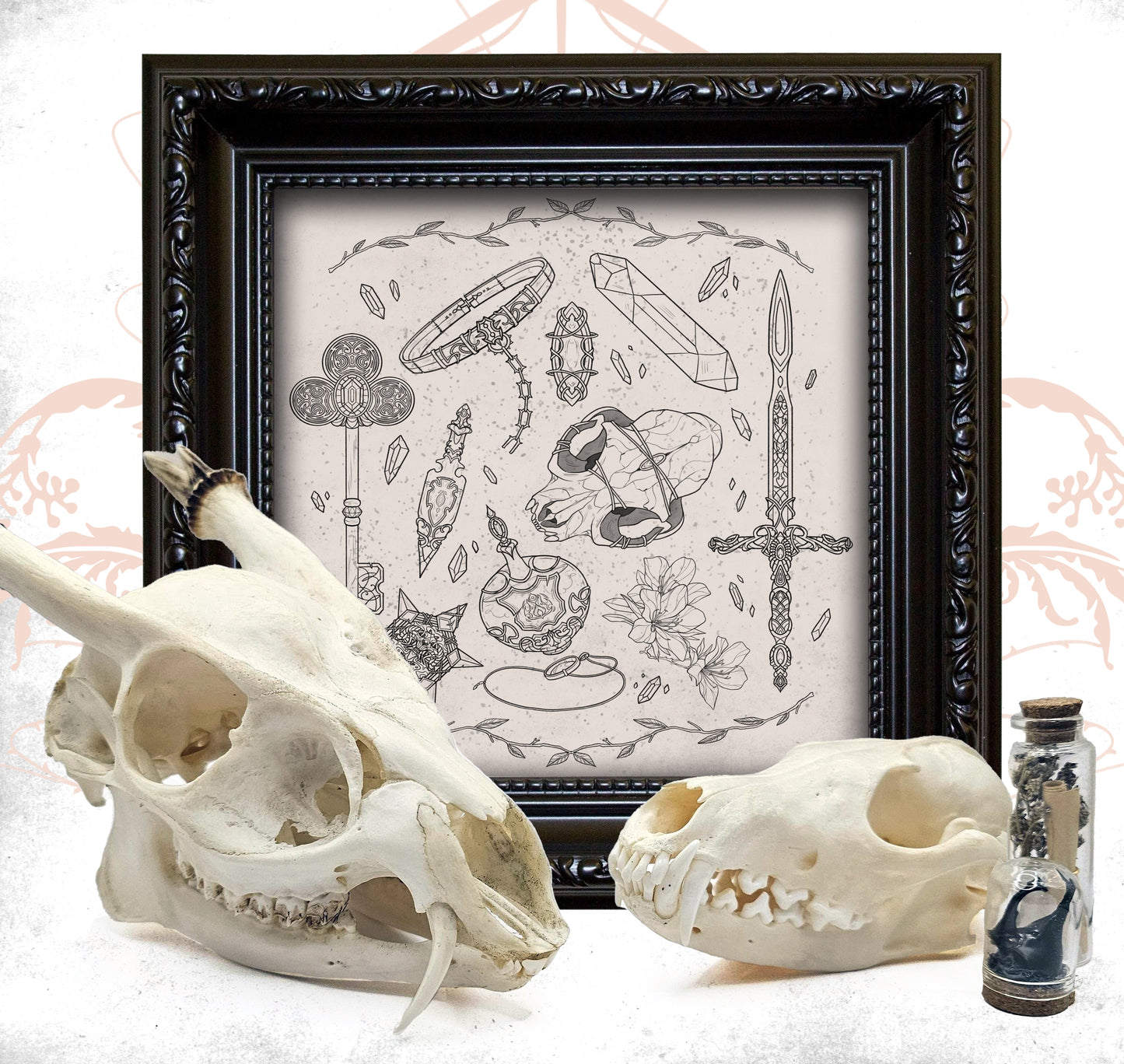 Adventurer's Arsenal: Natural D&D Print - Warlock