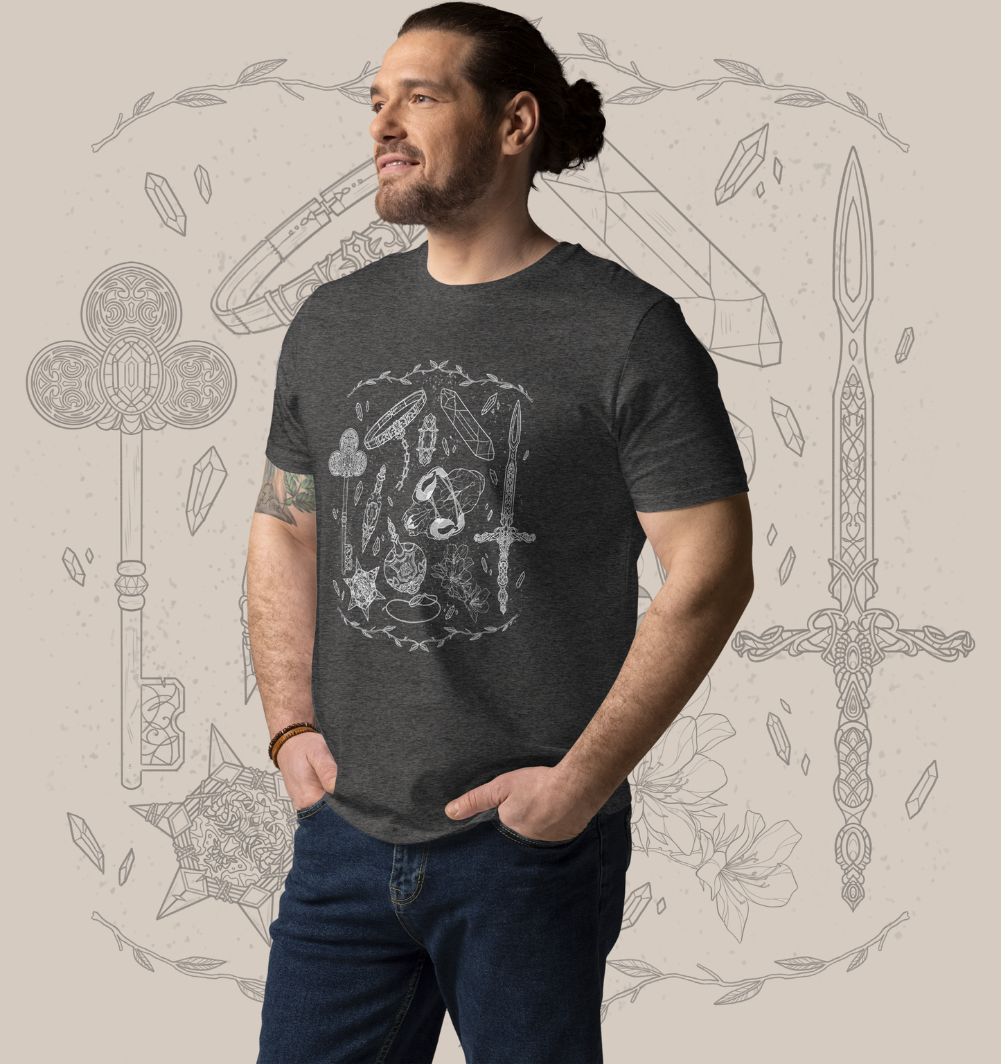 Unisex Tee: Warlock's Eldritch Ensemble
